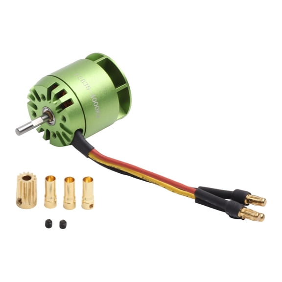 F2835-4000KV Brushless Motor for Trex for T-REX 450 RC Helicopter, 11.1V 470W High RPM Metal Engine