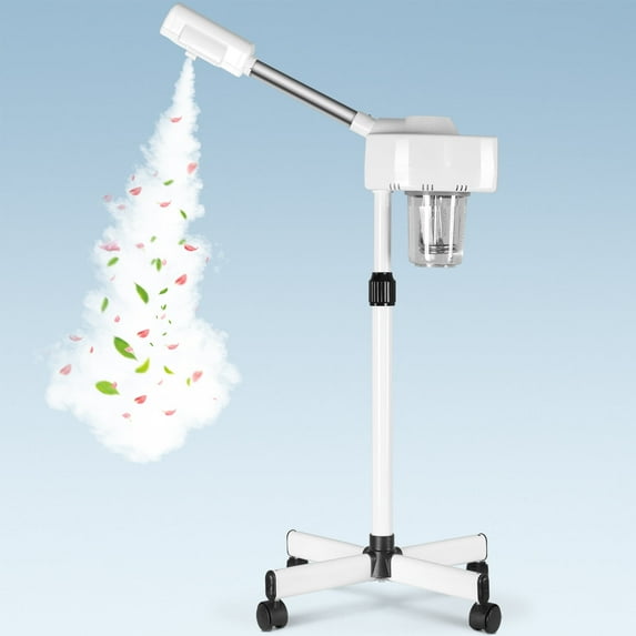 Segawe Professional Facial Steamer Hot Mist Ionic Ozone for Face Sauna Spa Personal Care W/Wheels