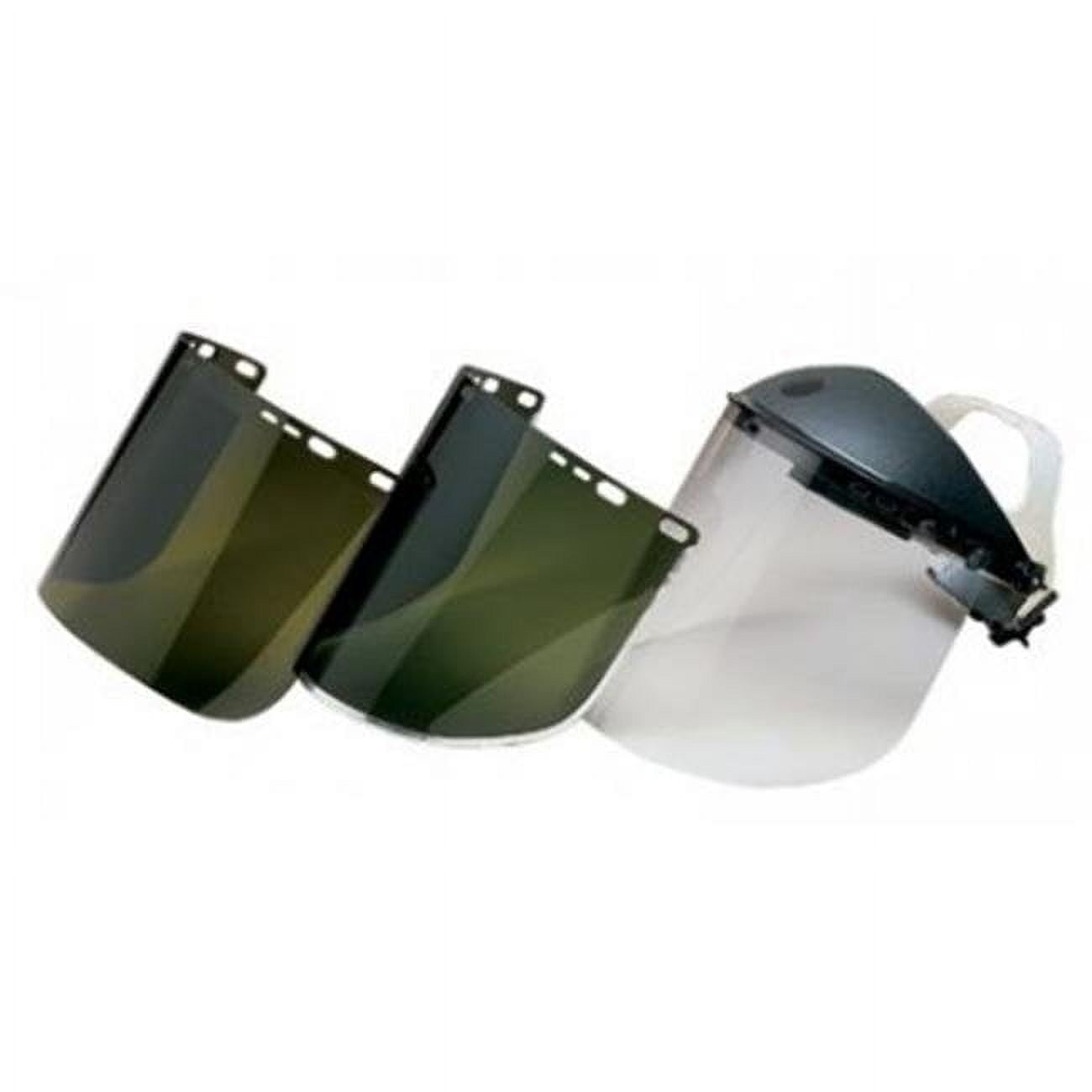 F30 Acetate Face Shields, Green - Medium