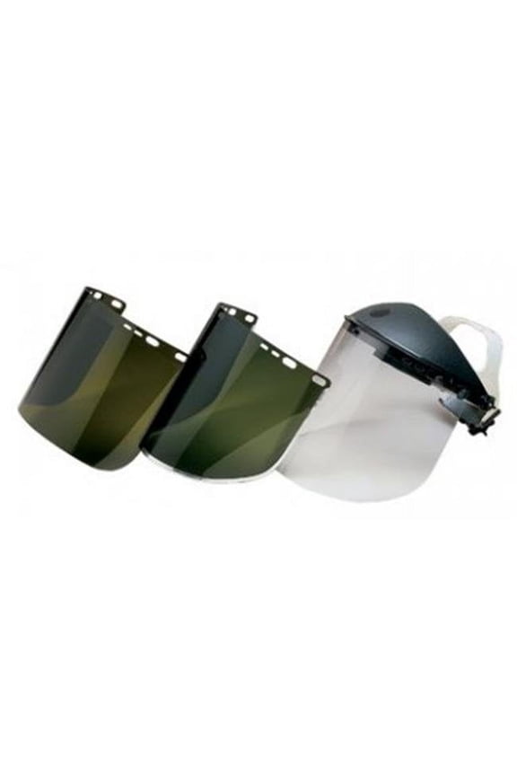 F30 Acetate Face Shields, Green - Medium