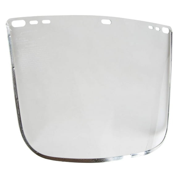 F30 Face Shield - Clear Acetate Safety Shield with Aluminum Binding - ANSI Z87.1 Certified - 15.5" x 9" - Protective Face Cover
