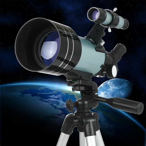 F30070 Large Aperture Astronomical Telescope,High Clear Multi Magnification Stargazing Scope,Stable Tripod Equipped Beginner Observation Tool for Student Teenager Space Learning Night Sky Viewing