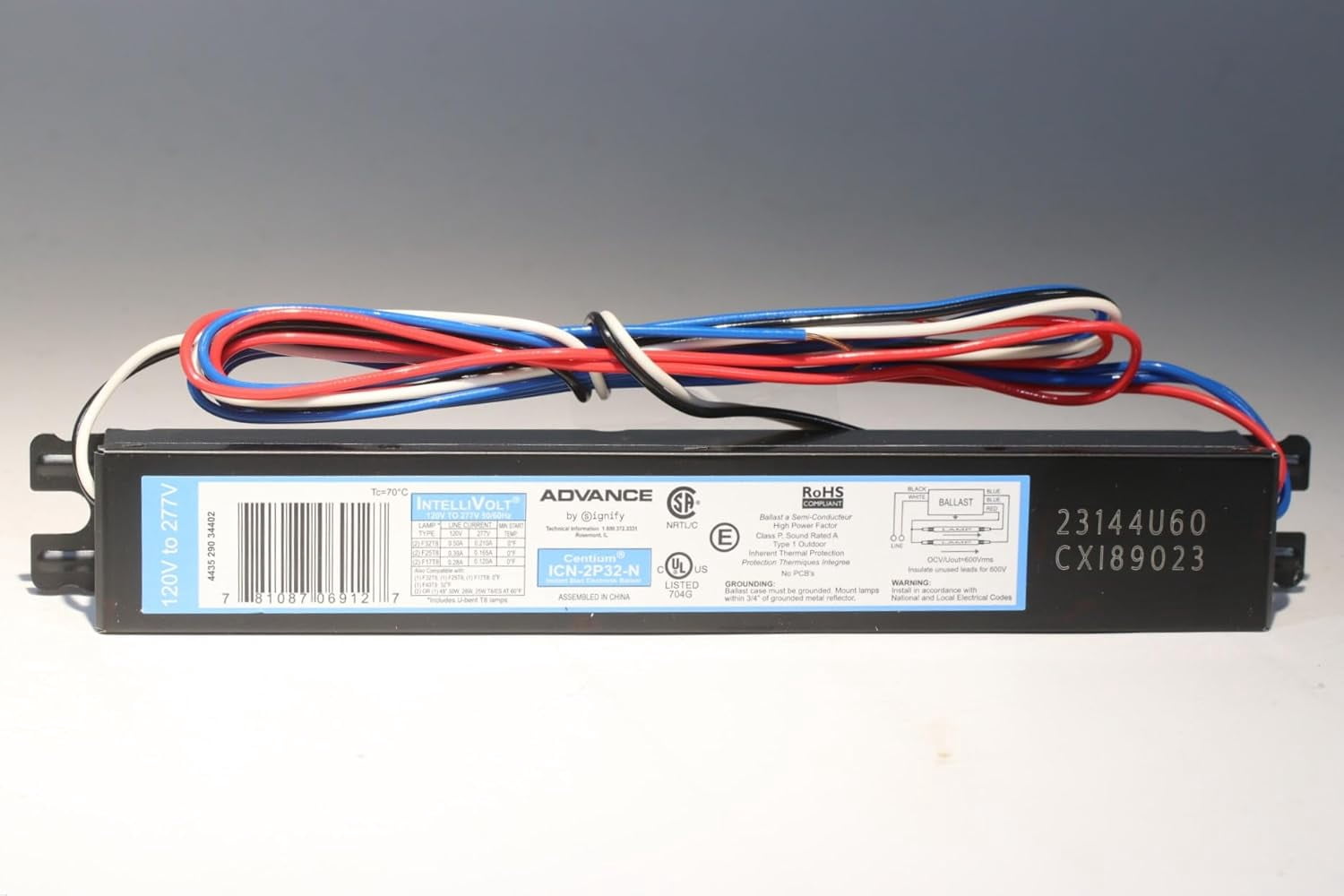 F32T8 - 1-2 Lamps - 120-277 Volt - Normal Light Output - Low Profile ...