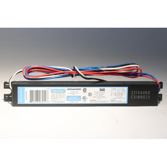 F32T8 - 1-2 Lamps - 120-277 Volt - Normal Light Output - Low Profile Ballast - Advance Centium ICN-2P32-N - 10 Pack