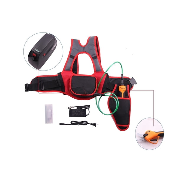 F35 43.2V Battery Electric Pruning Shears Cordless Orchard Branches Cutter Cutting Tools Pruner Scissor Garden Pruning ,Easy to Operate