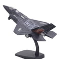 thumbnail image 1 of F35 Jet Aircraft Alloy Model Simulation 1:72 Fighter Attack Military Model Airplane Model Toys with Display Stand, 1 of 18