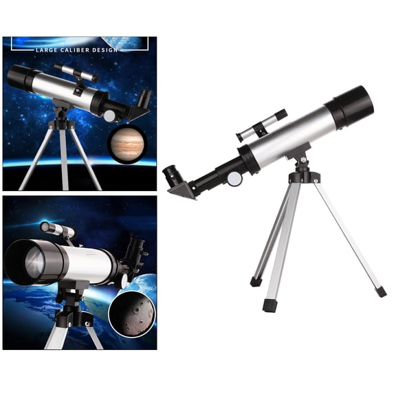 F36050 Outdoor Astronomical Reflector Telescope Set w/ Tripod,Durable ( and Black)