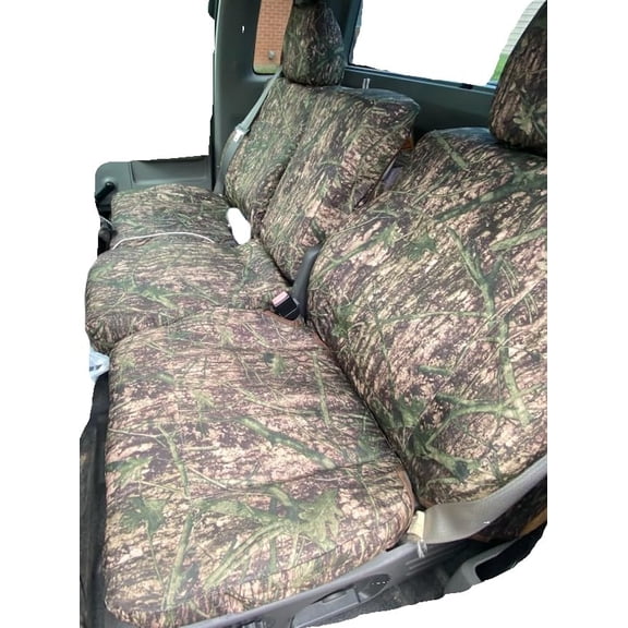 F369 2004-2008 Ford F150 XLT Super Cab Front 40/20/40 Split Seat With Adjustable Headrests and Opening Center Console