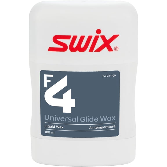 F4 Universal Liquid Glide Wax for Alpine Skiing, Snowboarding, Cross-Country, 100ml