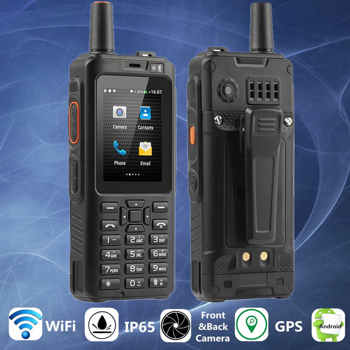 Alps F40 Zello Walkie Talkie 4G Smartphone Waterproof IP65 Rugged Mobile  Phone