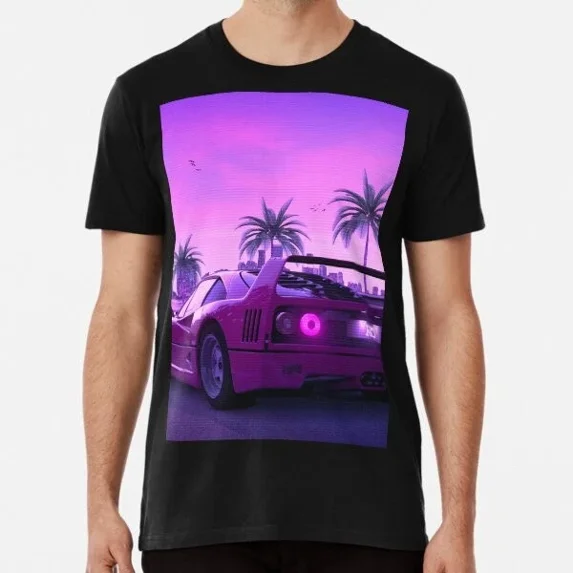 F40 Sunset Made in Australia Tshirt S to 2XL
