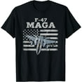 thumbnail image 1 of F47 Fighter Jet F-47 Jet Fighter Aircraft T-Shirt, F-47 Fighter Jet F47 MAGA Jet Artist Concept Tee, 1 of 6