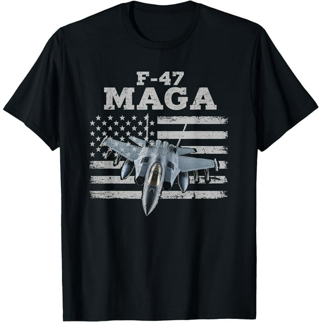 F47 Fighter Jet F-47 Jet Fighter Aircraft T-Shirt, F-47 Fighter Jet F47 MAGA Jet Artist Concept Tee