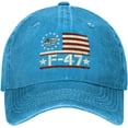 thumbnail image 1 of F47 Fighter Jet Hats Pro th President F47 Jet Fighter Aircraft Retro Denim Cap, 1 of 6