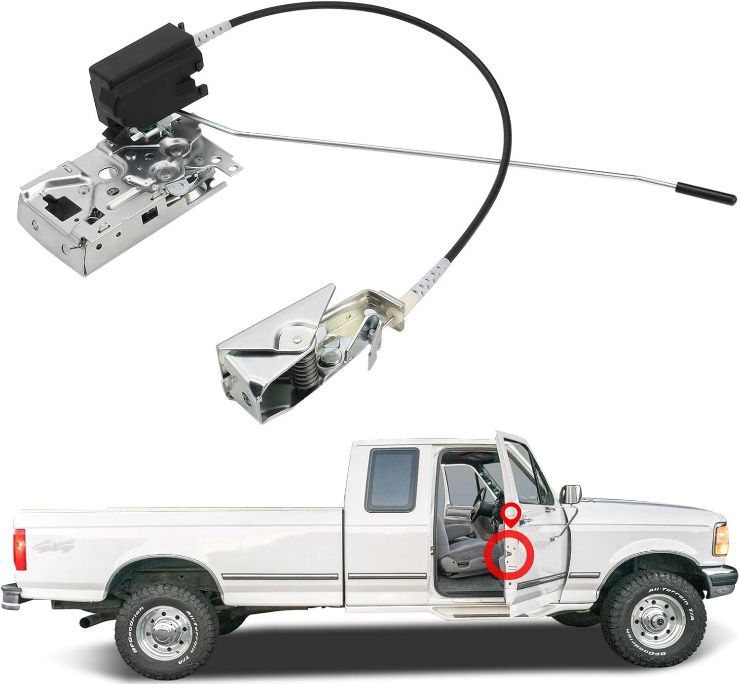 SYRAEL 931-750 Power Door Latch Lock Actuator Front Right