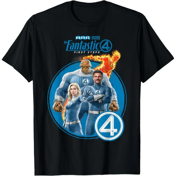 F4ntastic Team First Steps Movie Tee – Super Hero Comic Shirt