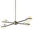 thumbnail image 1 of F5307-TBZ/BBA-Troy Lighting-Ace-4 Light Island-17 Inches Wide by 14.25 Inches High, 1 of 4