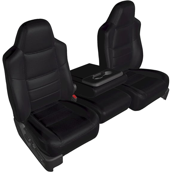 F58 2002-2010 Ford F250-F550 Super Duty Front 40/20/40 Split Bench Seat with Molded Headrests and Opening Center Console