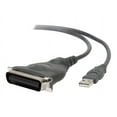 thumbnail image 1 of F5U002V1 Belkin USB to Parallel Printer Cable Adapter - 6 ft - 1 Pack - 1 x Centronics Male Parallel - 1 x Type A Male USB - Black, 1 of 6