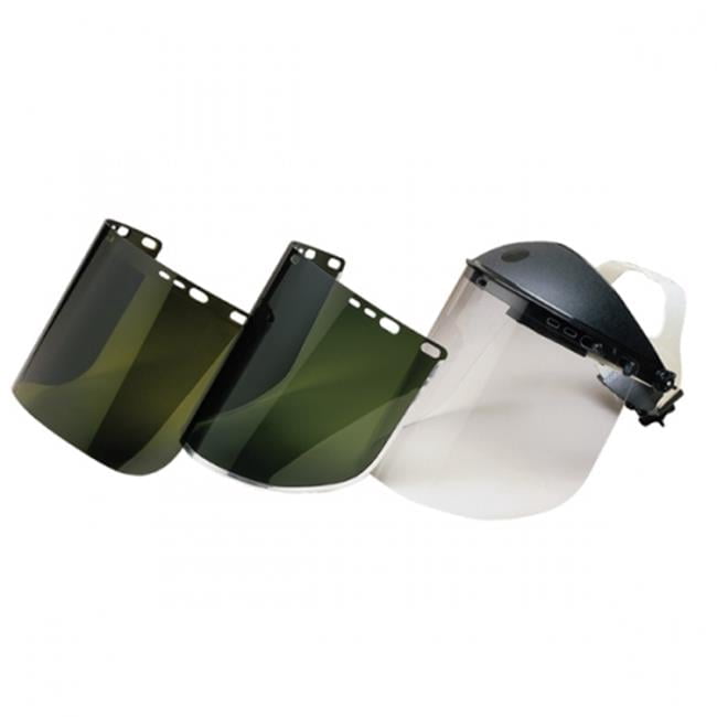 F60 Wire Face Shields, One Size - Black