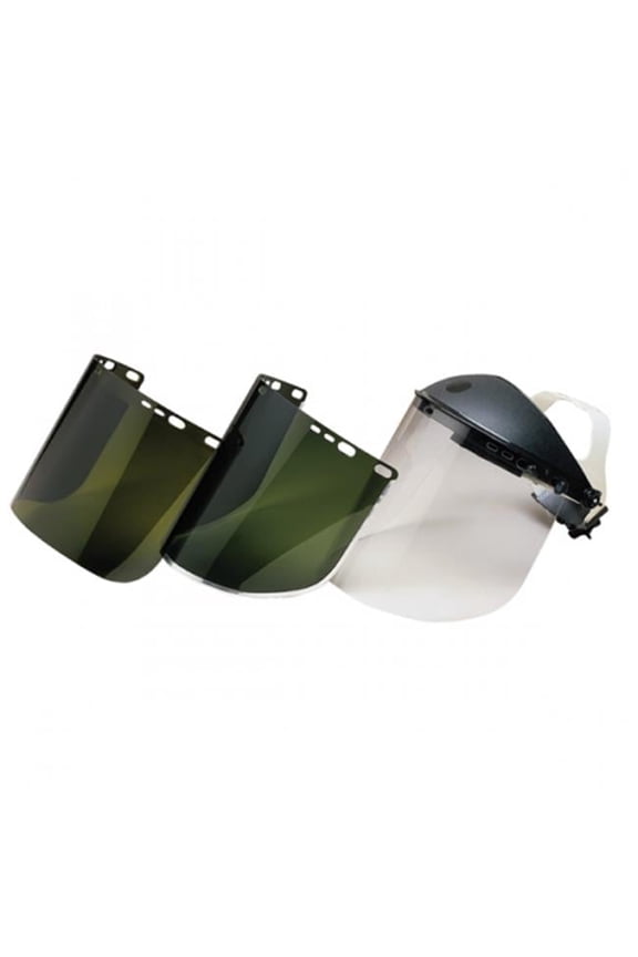 F60 Wire Face Shields, One Size - Black
