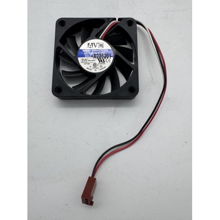 F6010t12hs - fan dc12v 0.19a ball bearing, 3-wire, 60x10mm