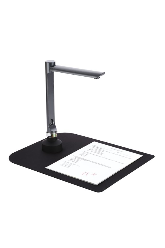 F60A USB Document Camera Scanner, 5 Mega-Pixel HD Camera A4 Capture Size With LED Light Teaching Software For Teacher Education ,Built-In Convenience