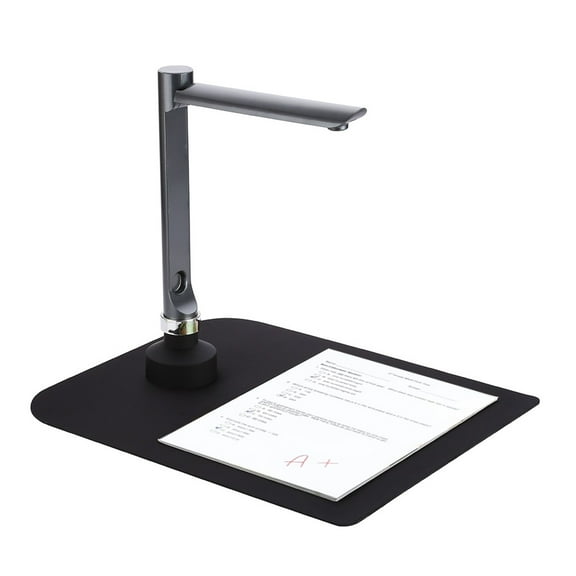 F60A USB Document Camera Scanner, 5 Mega-Pixel HD Camera A4 Capture Size With LED Light Teaching Software For Teacher Education ,Easy to Use