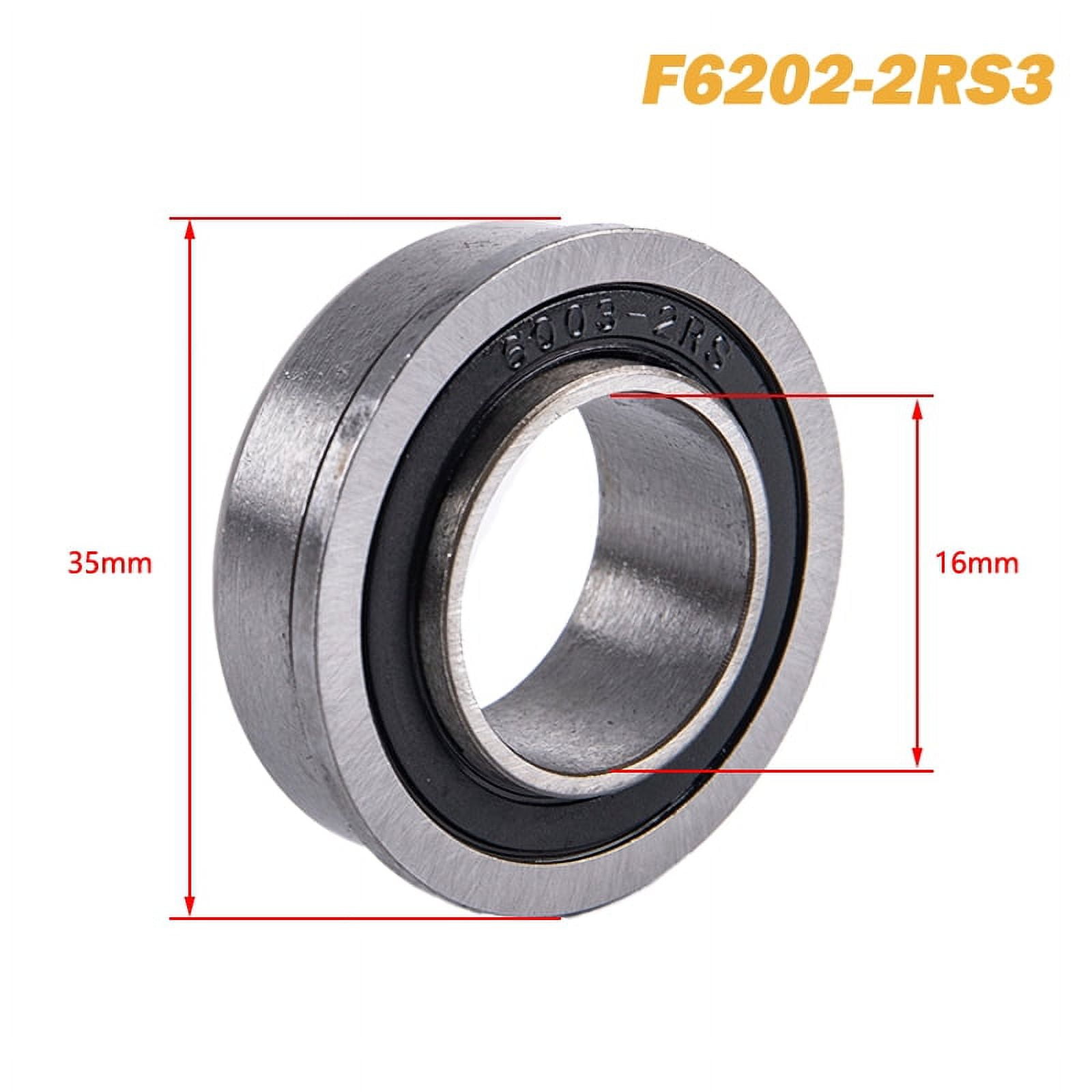 F62022RS Flange ABEC1 Deep Groove Garden Trolley Ball Seal