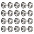 thumbnail image 1 of F686ZZ Flanged Ball Bearing, 6x13x5mm Chrome Steel Double Shielded ABEC1 Flange Bearings,20 Pack, 1 of 5