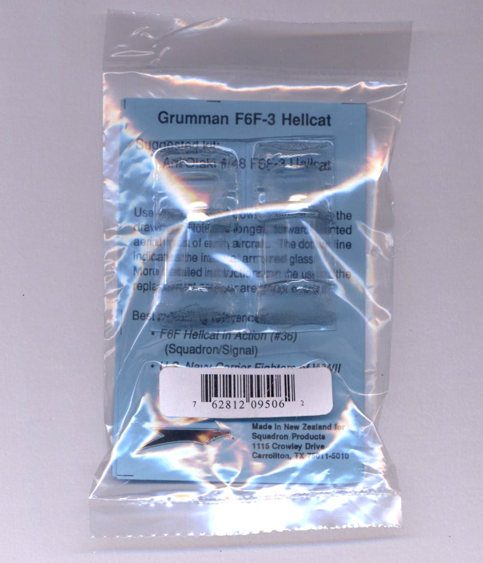 F6F Hellcat Vacuform Canopy x2 for Arii / Otaki (1/48 model kit