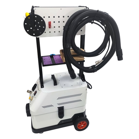 F7 Pneumatic Electric Dual-Use Dust Free Sanding Machine Dual Grinding Heads Dry Sander for Auto Repair