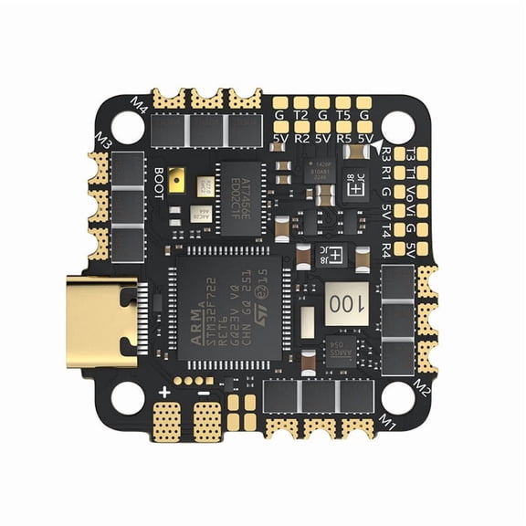F722 45A 32Bit AIO F722 Flight Controller BLS 45A ESC 2-6S 25.5X25.5mm Supports INAV Firmware for RC FPV Drone