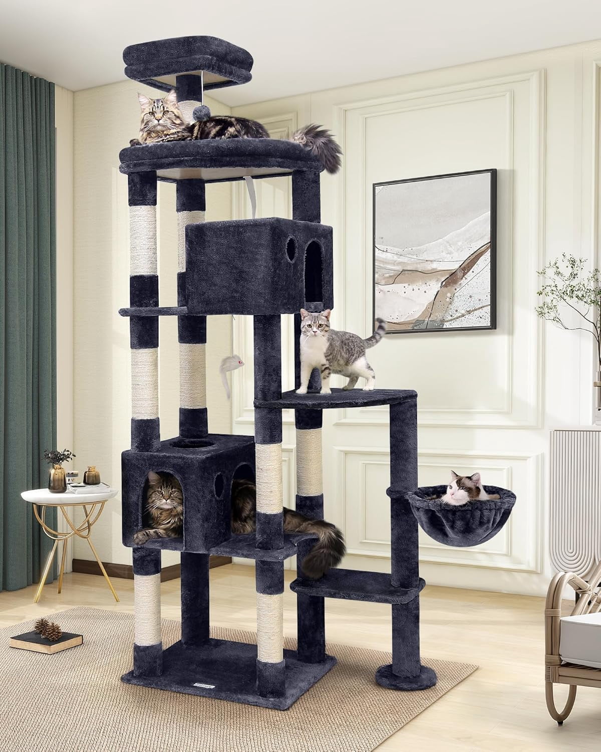 Photo inspiration: Large Cat Trees For Indoor Spaces Reference: F83 Giant Cat Tree 83 Inch Cat Tree For Indoor