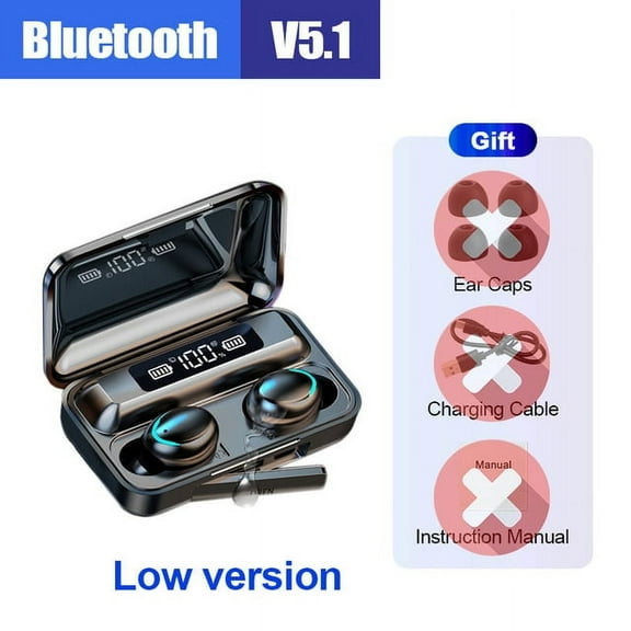 F9 Bluetooth Wireless Headphones Ipx7 Waterproof Ear Hooks Bluetooth Earphones Noise Reduction Earbuds Hifi Stereo Headsets New - Earphones &amp; Headphones