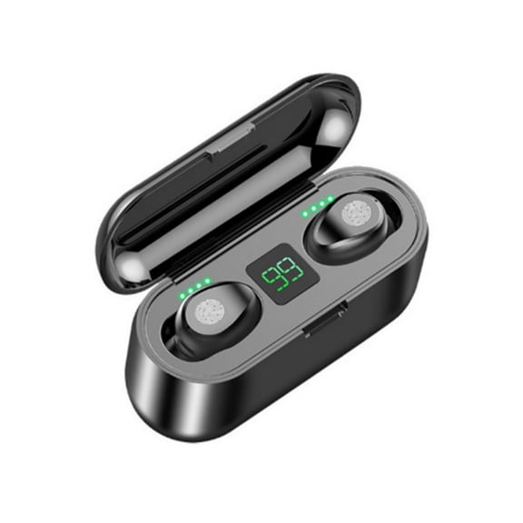 F9 Bluetooth headset real wireless band is super long battery life charging warehouse