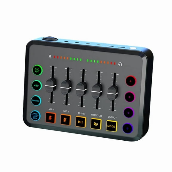 F9 Live Sound Card Live Streaming Auditory Processor Professional Sound Mixer