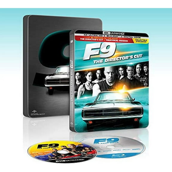 F9: The Fast Saga - Limited Edition (Steelbook 4K Ultra HD + Blu-ray + Digital Copy)