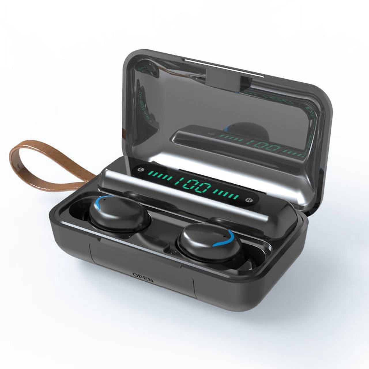 F9 Tws Bluetooth 5.1earphones Led Display Wireless Hifi Stereo Headphones Waterproof In-ear Touch Control Earbuds For Xiaomi - Earphones &amp; Headphones