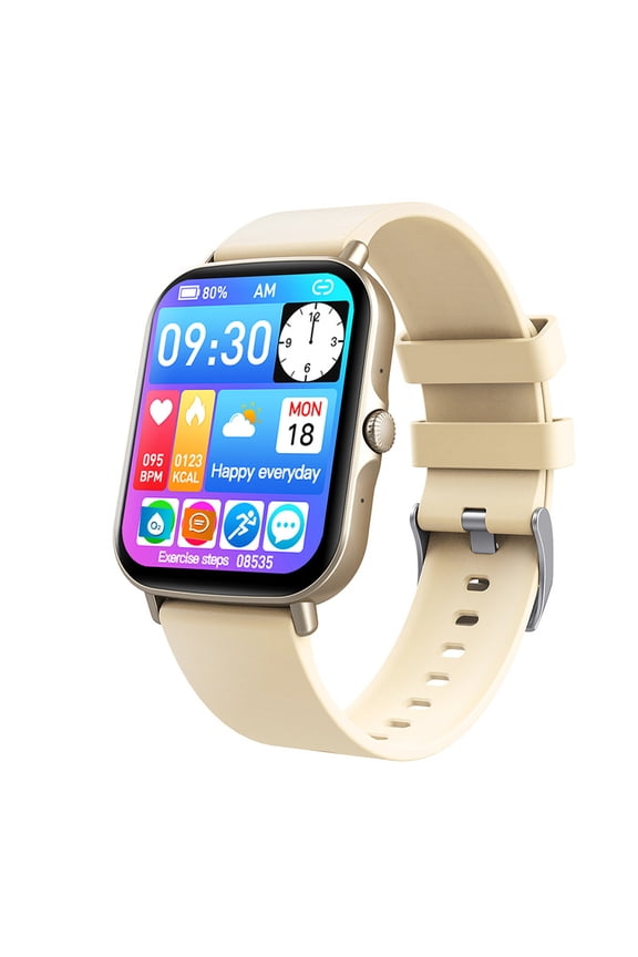 F97S smartwatch, compatible with Android and Apple, IP67 water resistance, suitable for both men's and women's sports modes, 1.7-inch fitness tracker, for answering/making calls/smart reminders