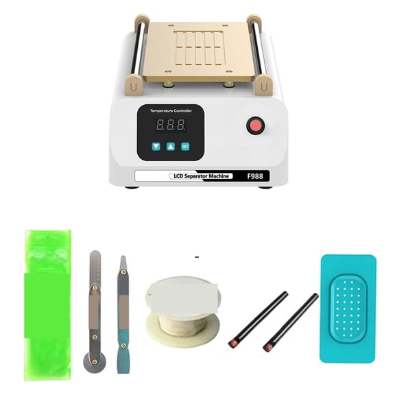 F988 LCD Screen Separator Machine Kit 8 Inch For Phone Pad Front Glass Repair Built-in Pump ,Precise Control