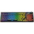 thumbnail image 1 of F98pro 95Key Hot-Swappable Translucent Mechanical Keyboard｜Tri-Mode (2.4G/BT5.0/Wired)｜RGB Backlit Keys｜Plug & Play for Gaming/Office(Black), 1 of 5