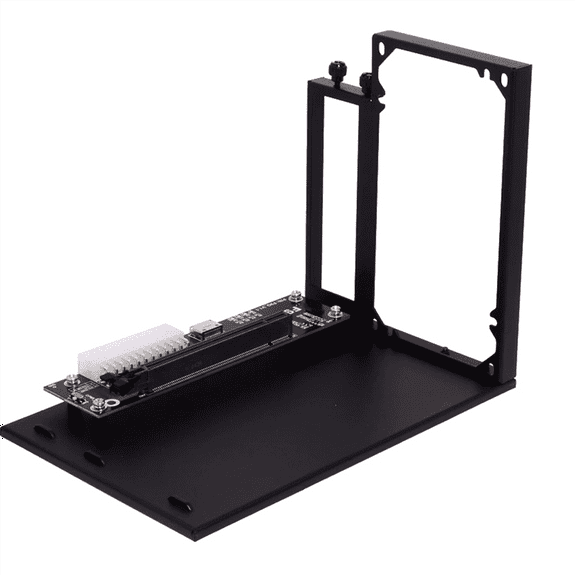 F9G-BK7 PCIe 4.0 X4 64Gbps OCuLink Laptop External Graphics Card ATX GPU Dock for M.2 NVMe to Oculink EGPU Adapter Card,1 * PCIe 4.0 x4 GPU Dock,Black