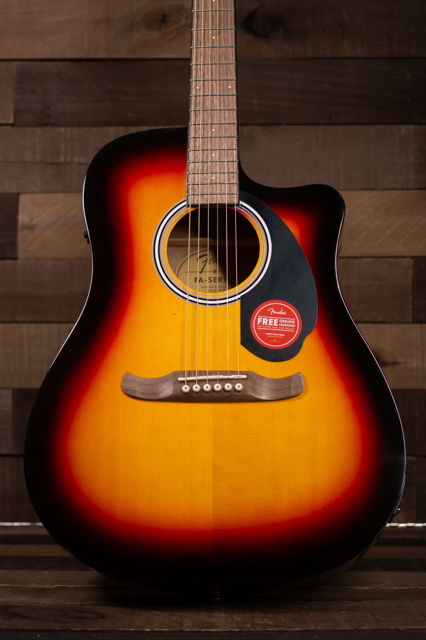 FA-125CE Dreadnought, Walnut Fingerboard, Sunburst