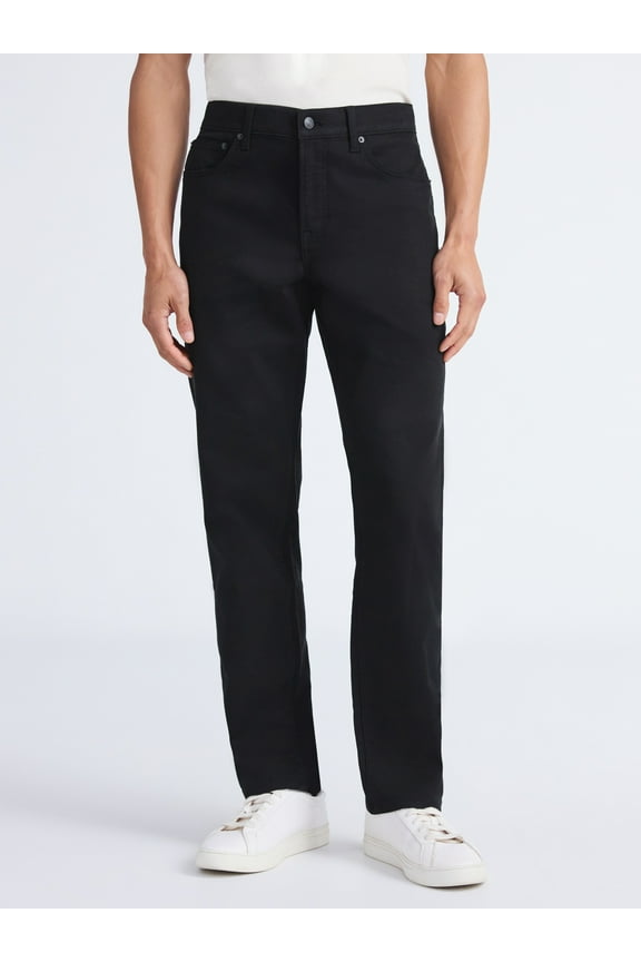 Men's Modern Straight Fit Five Pocket Pants, Waist Sizes 30-42