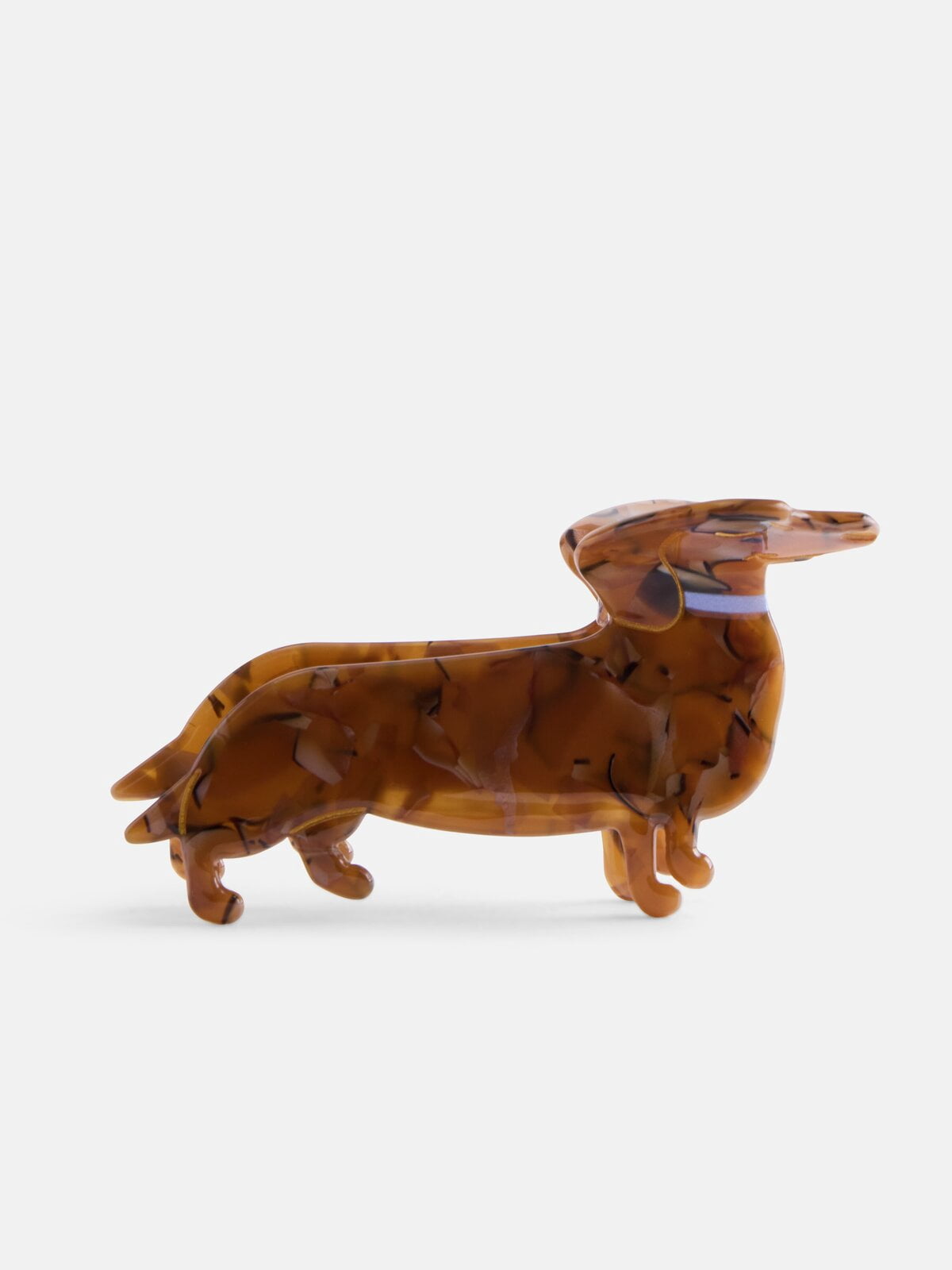 Free Assembly Women’s Dog Hair Claw Clip, Brown