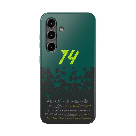 FA ALO AMR Racing US GP Special Livery scientific formulae design 2025 Formula racing Tough Phone Case