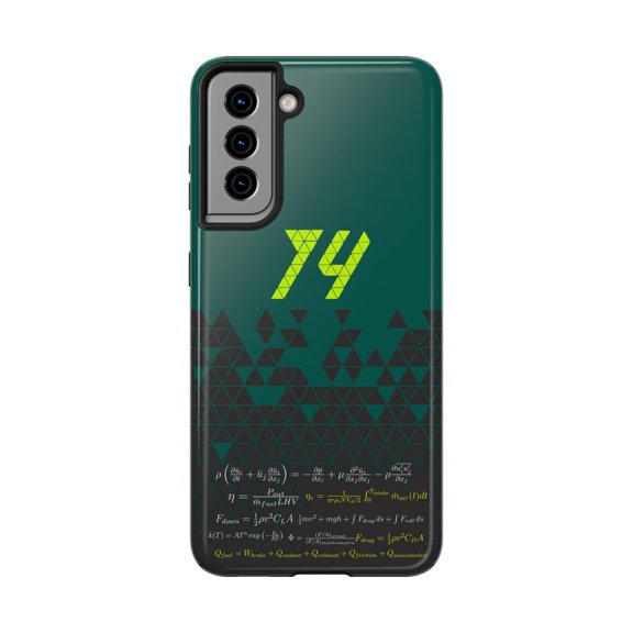 FA ALO AMR Racing US GP Special Livery scientific formulae design 2025 Formula racing Tough Phone Case