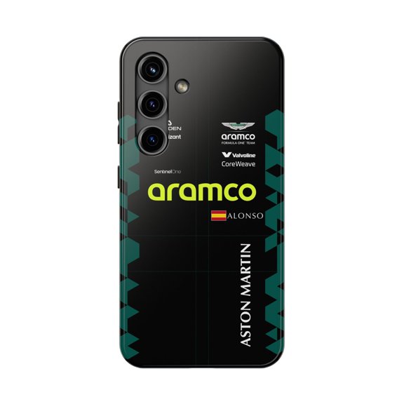 FA ALO AMR Racing US GP race suit 2025 Formula racing Tough Phone Case - Samsung Galaxy S24