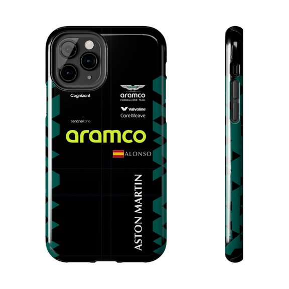FA ALO AMR Racing US GP race suit 2025 Formula racing Tough Phone Case - iPhone 11 Pro